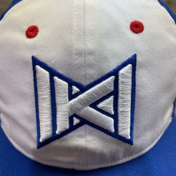 🆕Adidas Kansas Jayhawks Reverse Retro Adjustable Baseball Cap Hat, OSFM - Picture 4 of 8